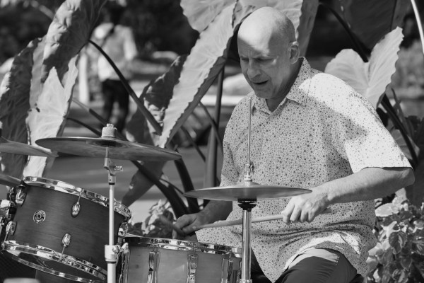 Steve Lopes on drums